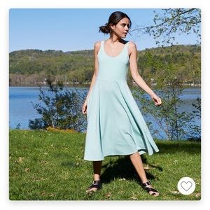 Aqua Sleeveless Ballet Dress